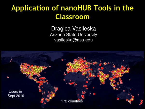 Application of nanoHUB Tools in the Classroom