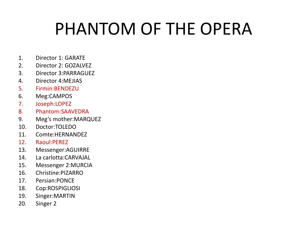 phantom of the opera