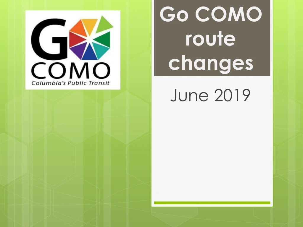 go como route changes