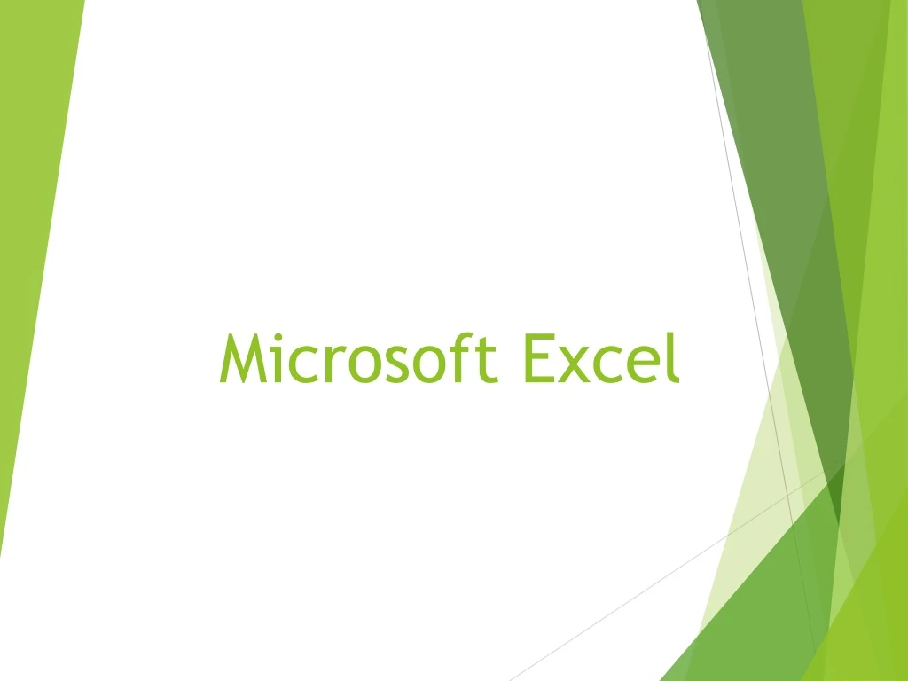 microsoft excel