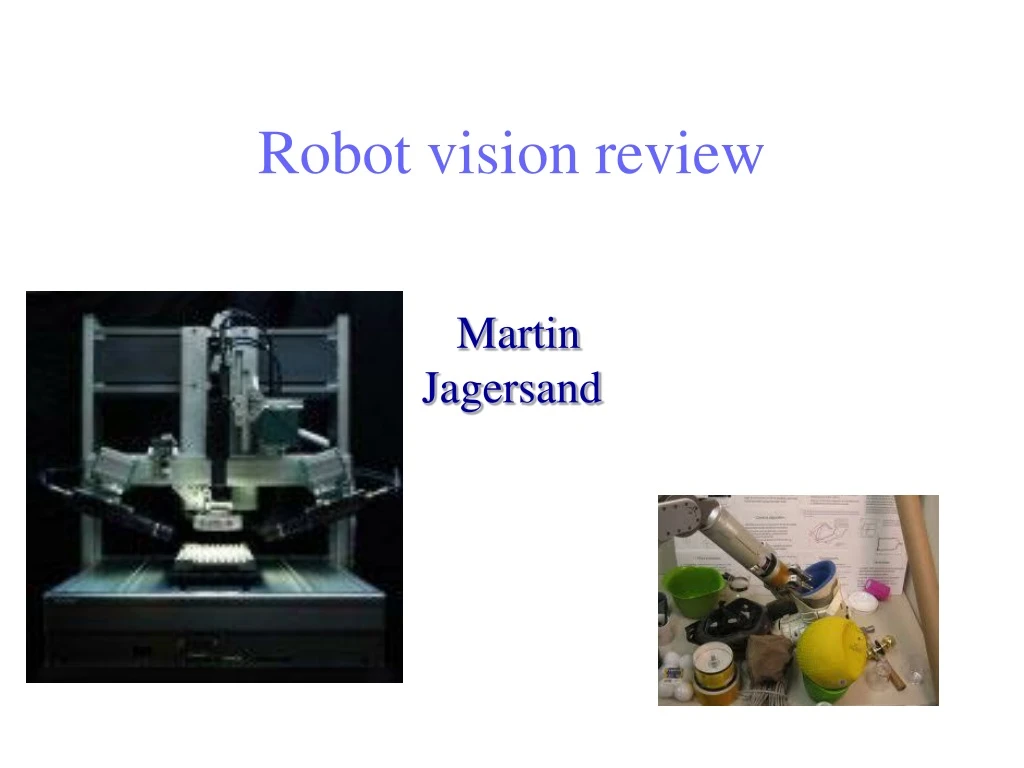 robot vision review