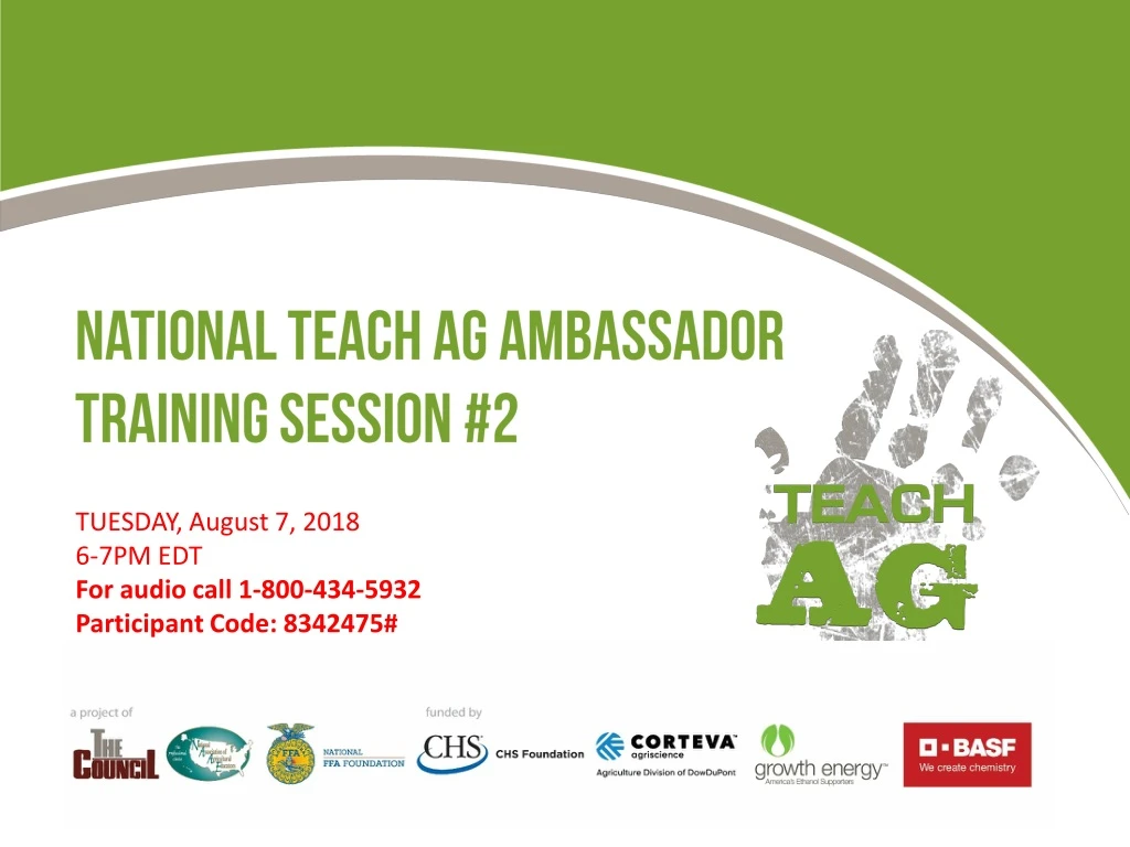 national teach ag ambassador training session 2