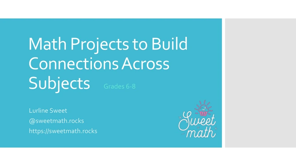 math projects to build connections across subjects