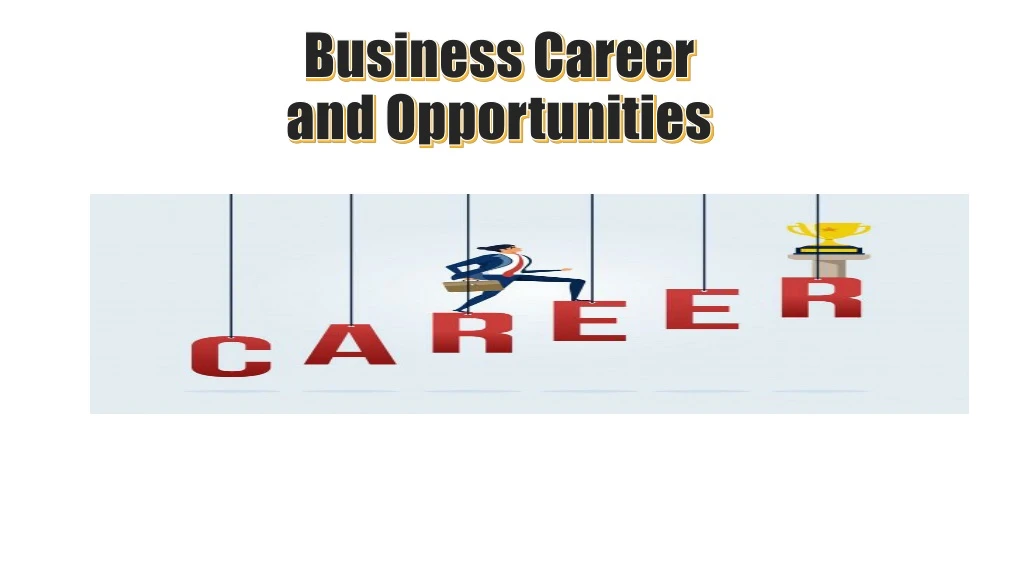 business career and opportunities