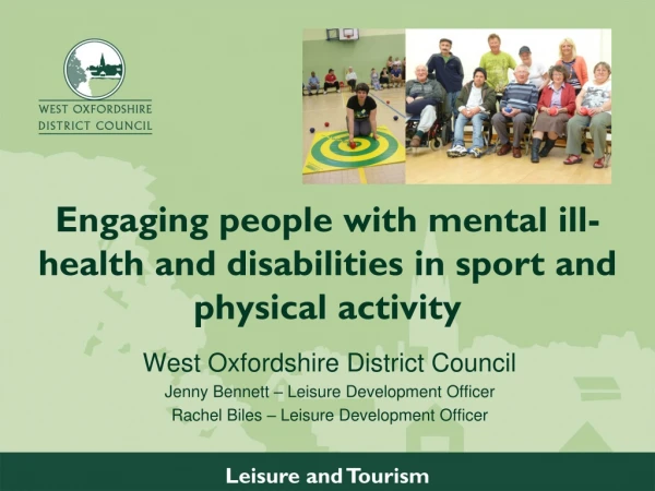 Engaging people with mental ill-health and disabilities in sport and physical activity