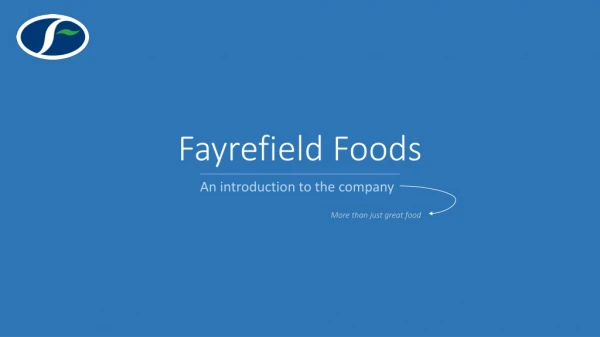 Fayrefield Foods