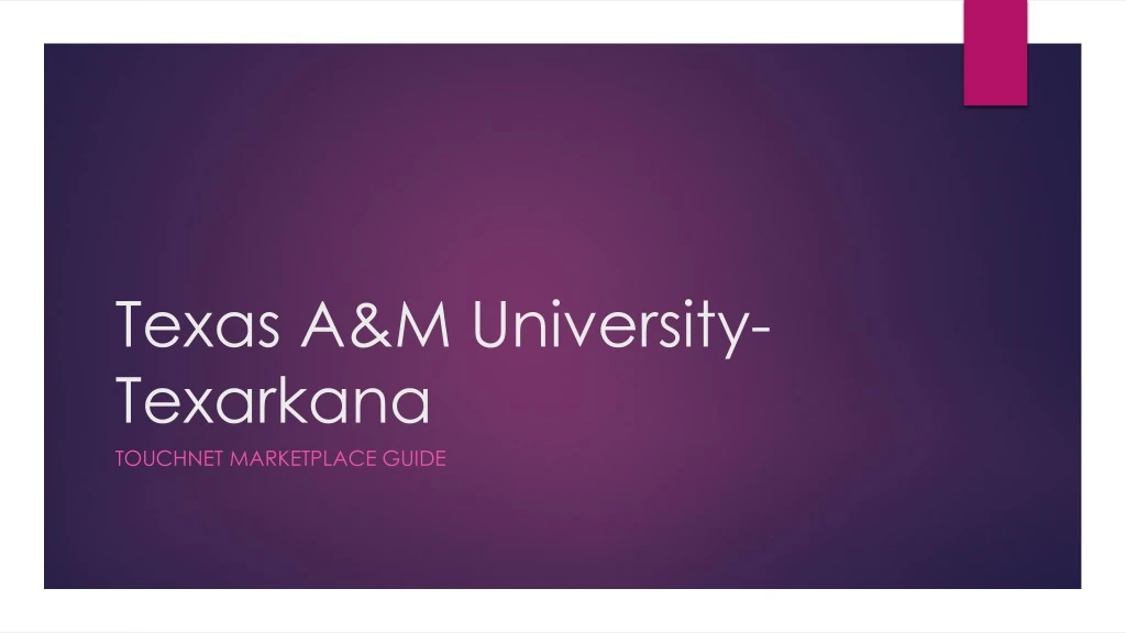 texas a m university texarkana