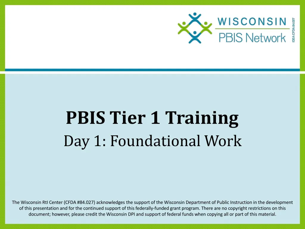 pbis tier 1 training