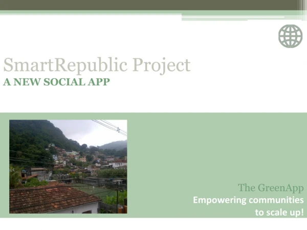 SmartRepublic Project A NEW SOCIAL APP