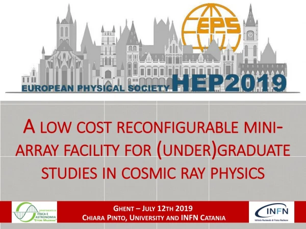 A low cost reconfigurable mini-array facility for (under)graduate studies in cosmic ray physics
