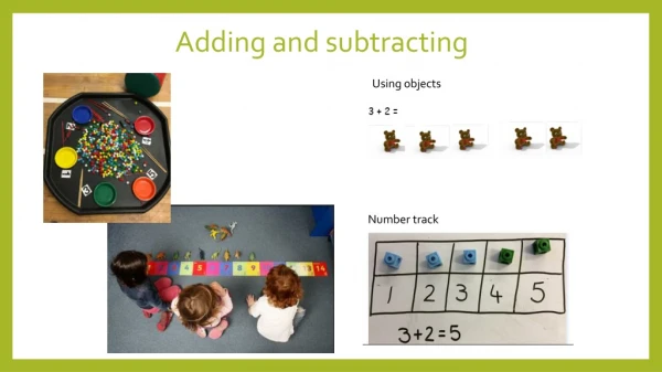 Adding and subtracting