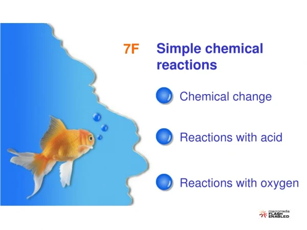 Simple chemical reactions