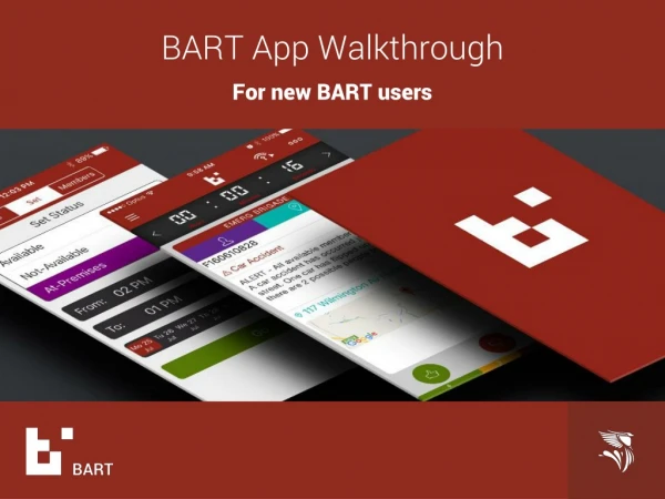 BART App Walkthrough For new BART users