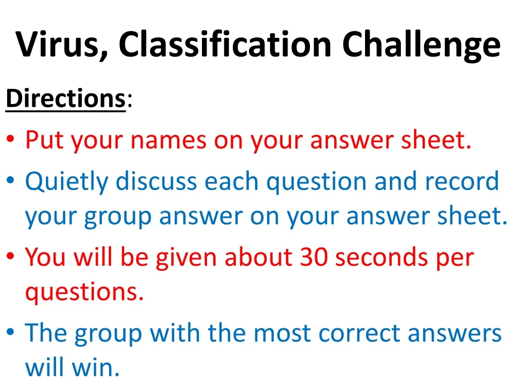 virus classification challenge