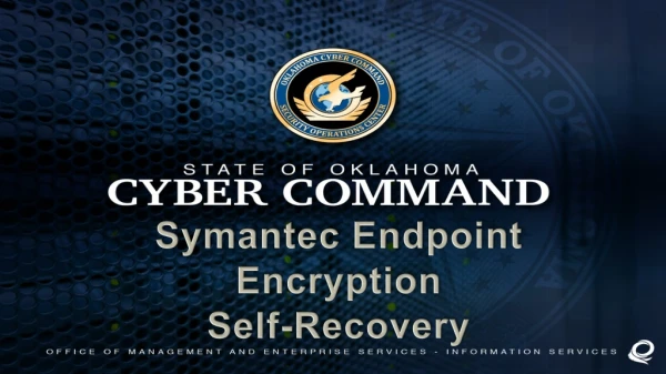 Symantec Endpoint Encryption Self-Recovery