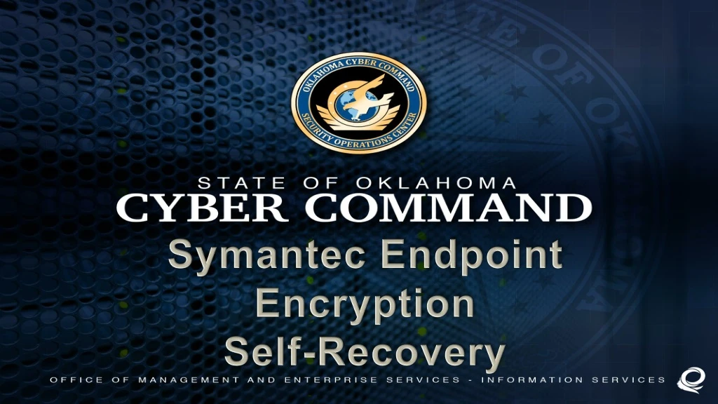 symantec endpoint encryption self recovery