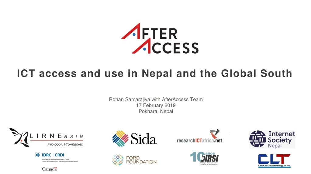 ict access and use in nepal and the global south