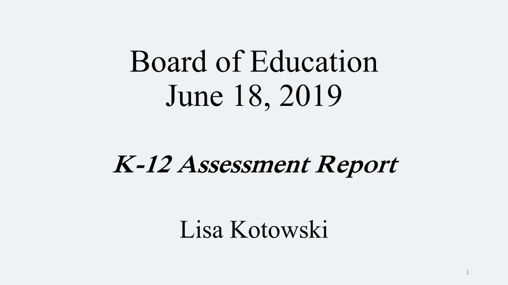 board of education june 18 2019