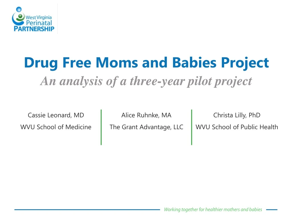 drug free moms and babies project