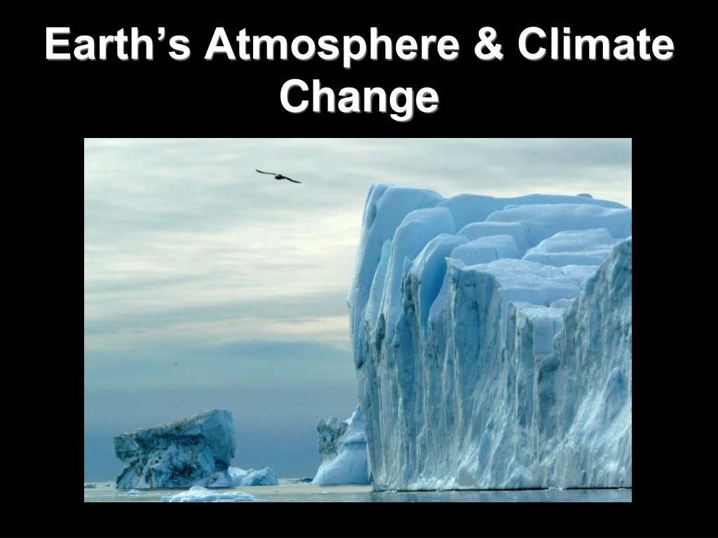 earth s atmosphere climate change