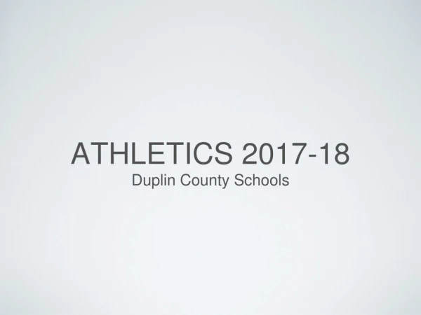 athletics 201 7 -1 8