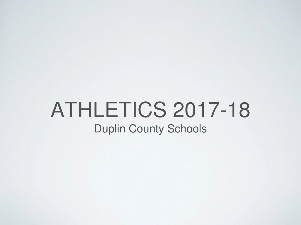 athletics 201 7 1 8