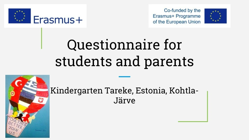 questionnaire for students and parents