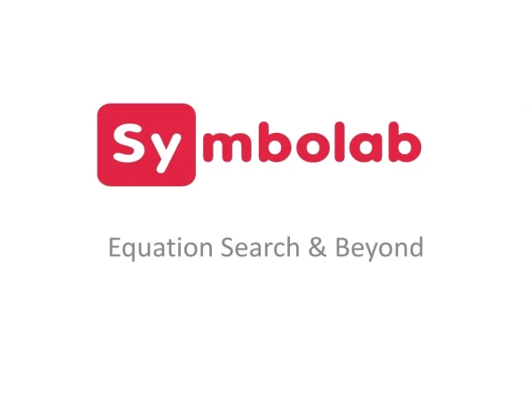 Equation Search &amp; Beyond