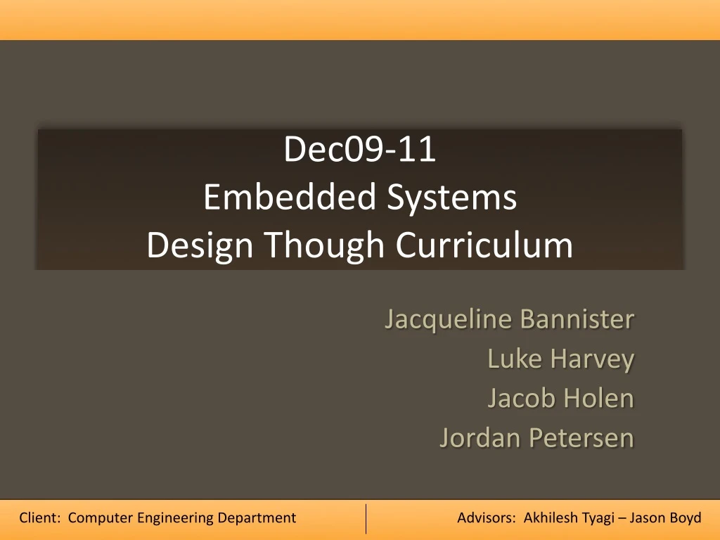 dec09 11 embedded systems design though curriculum