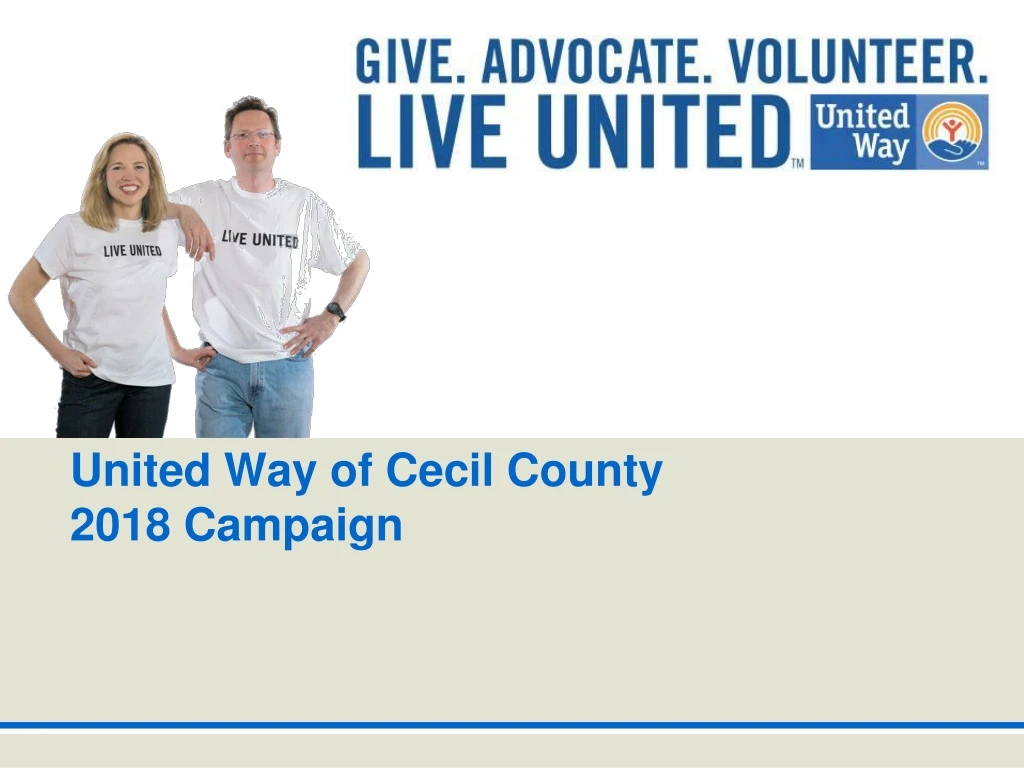 united way of cecil county 2018 campaign