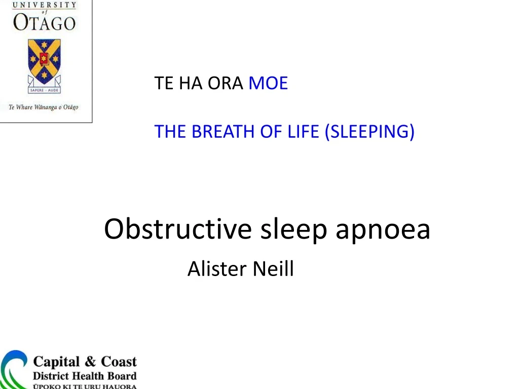 obstructive sleep apnoea