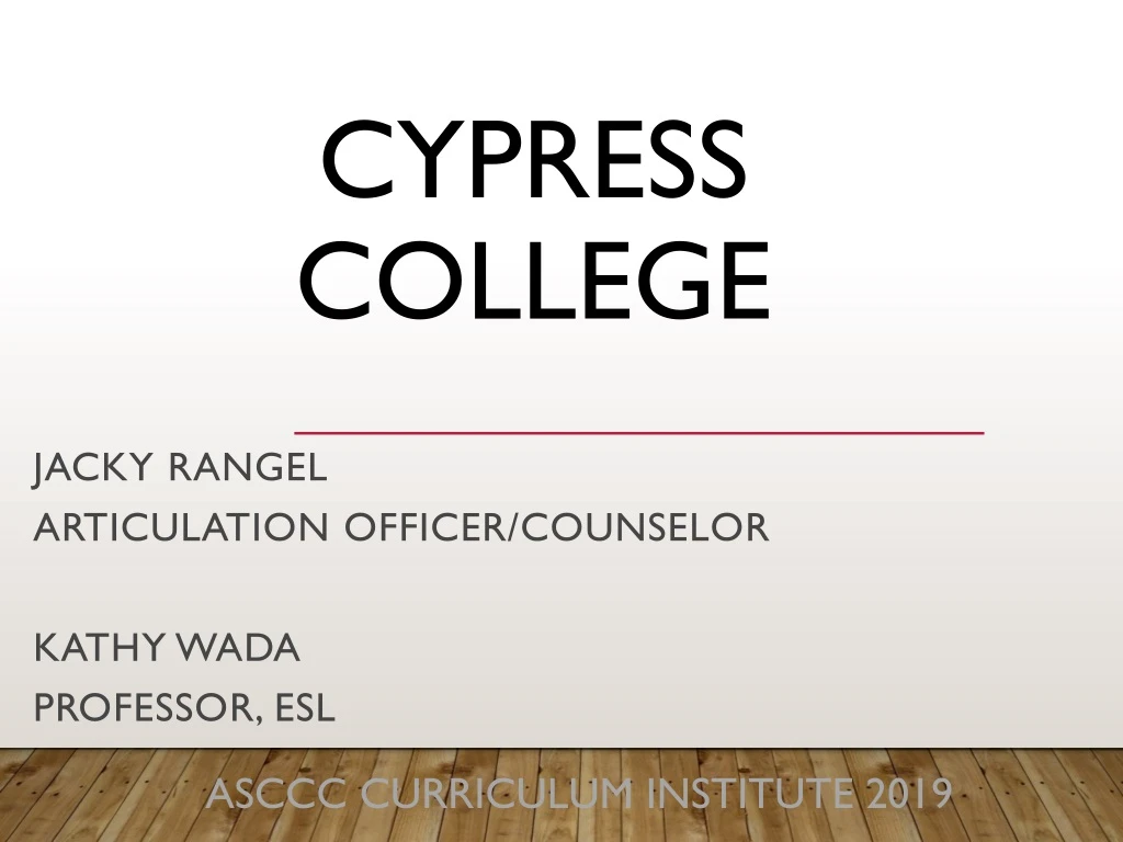 cypress college