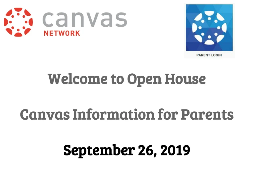 welcome to open house canvas information