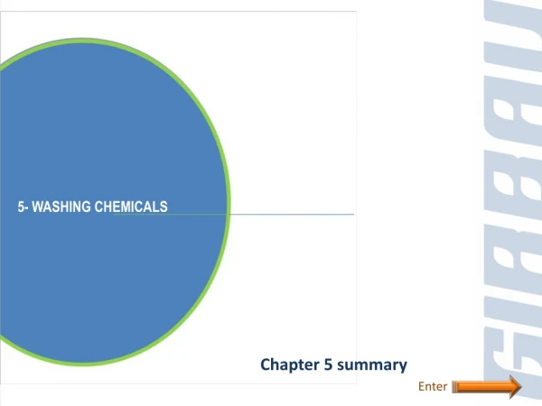 5- WASHING CHEMICALS
