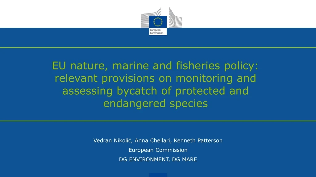 eu nature marine and fisheries policy relevant