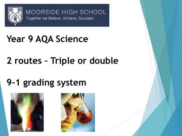 Year 9 AQA Science 2 routes – Triple or double 9-1 grading system