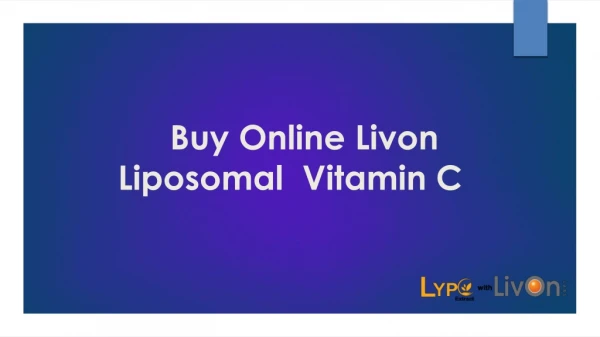 Buy Online Livon Liposomal Vitamin C