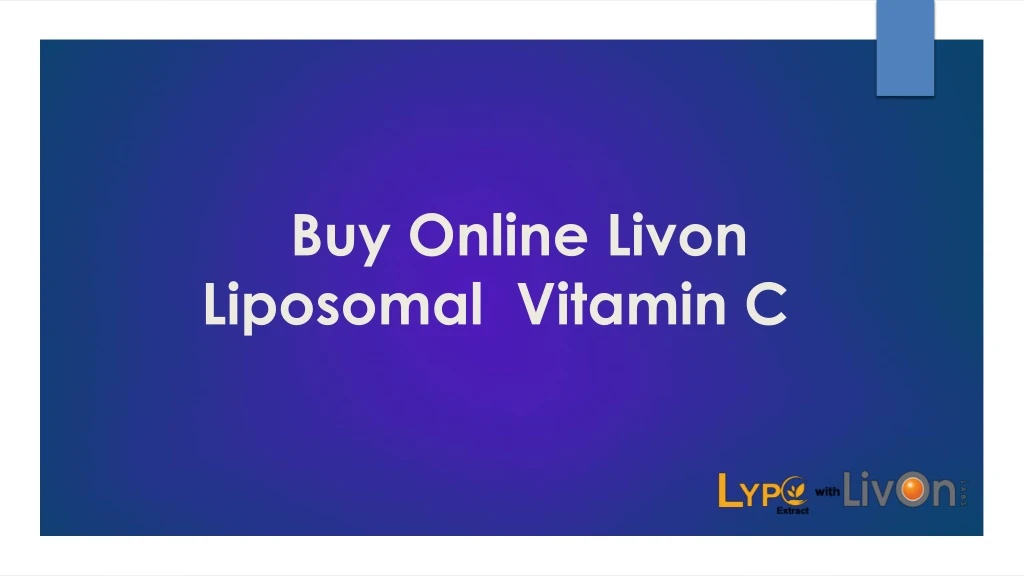 buy online livon liposomal vitamin c