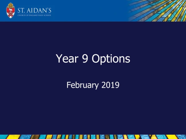 Year 9 Options