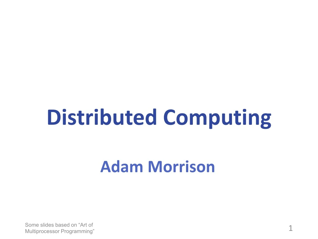 distributed computing