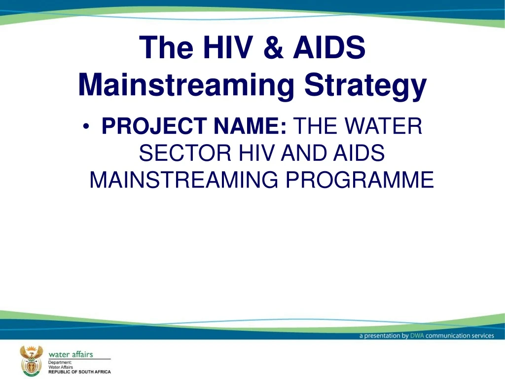 the hiv aids mainstreaming strategy