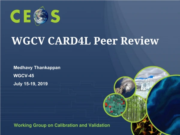 WGCV CARD4L Peer Review