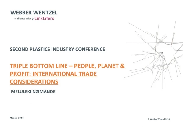 Second Plastics Industry Conference