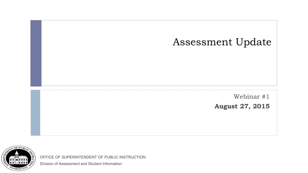 assessment update