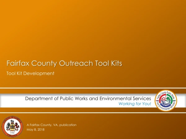 Fairfax County Outreach Tool Kits