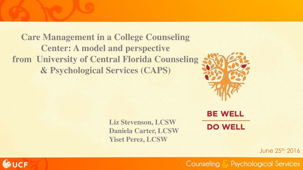 care management in a college counseling center
