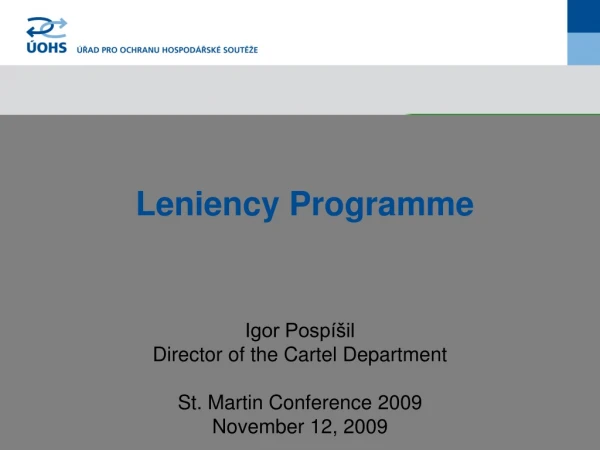 Leniency Programme