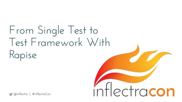 From Single Test to Test Framework With Rapise
