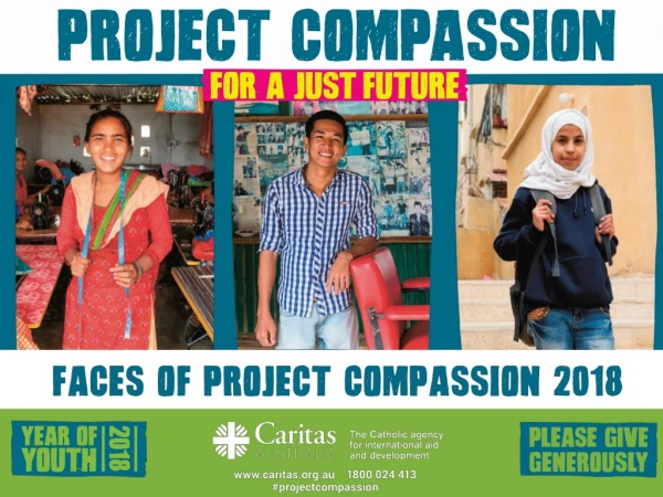 This year our Project Compassion theme is: A J ust Future.