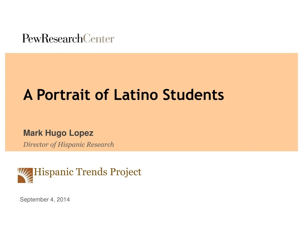 a portrait of latino students